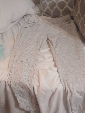 Cuddl Duds Speckled Light Gray Kids Joggers